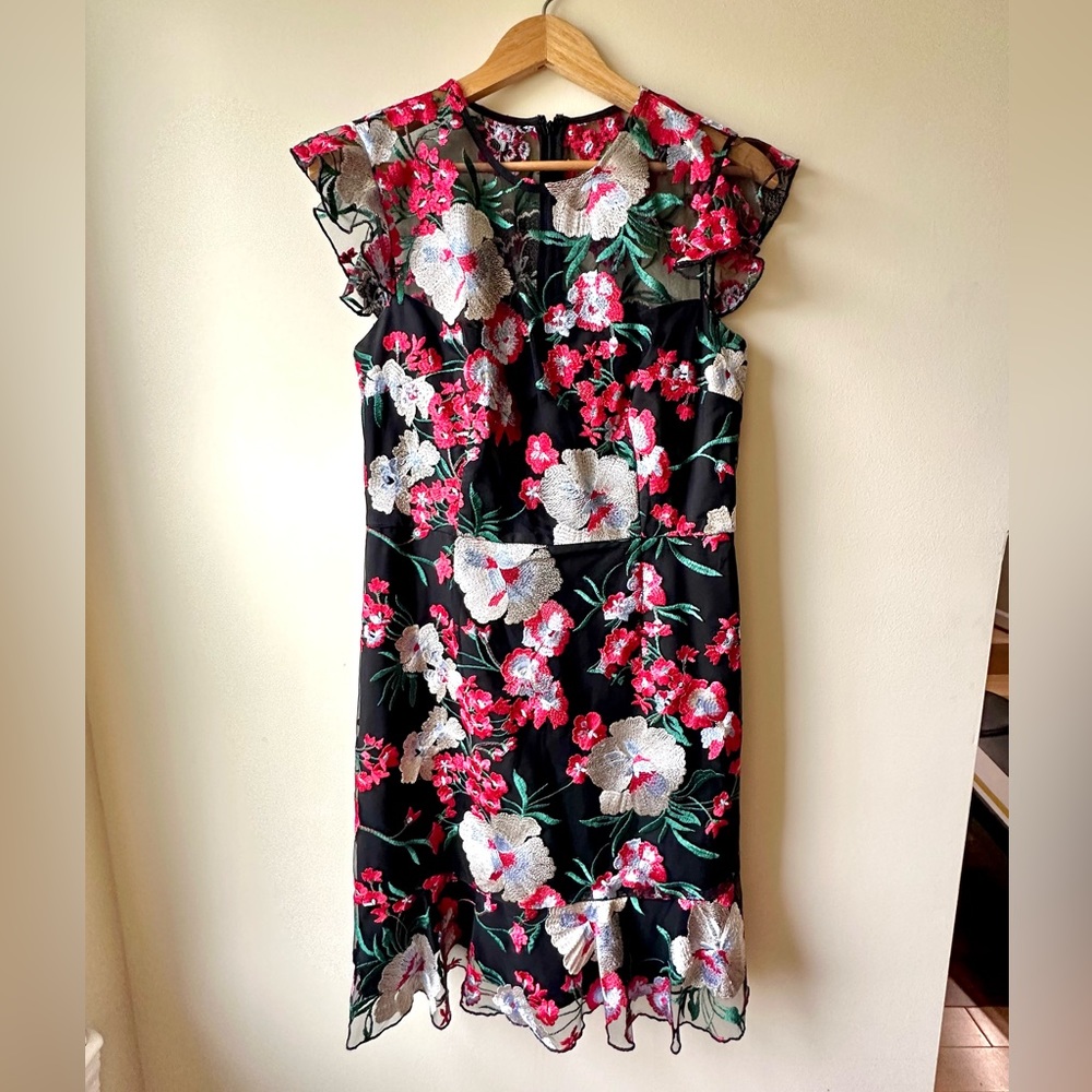 Floral Embroidered Dress